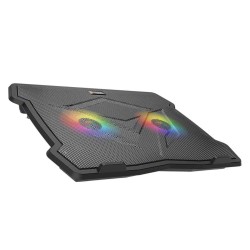 Cooling pad MEETION Gaming RGB 9-14 (Black) (MT-CP2020)