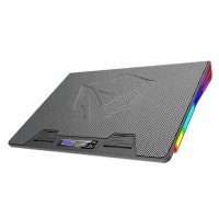 Cooling pad MEETION Gaming RGB 9-19 (Black) (MT-CP5050)