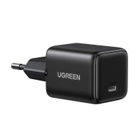 Power adapter UGREEN X512 20W USB-C GaN PD3.0 Fast Charger (Black) (55528)