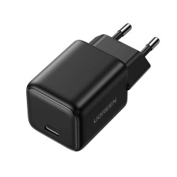 Power adapter UGREEN X512 20W USB-C GaN PD3.0 Fast Charger (Black) (55528)