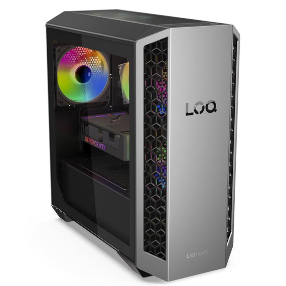 Компьютер LENOVO LOQ Tower 26ADR10 (R7-8745HX) 32GB 1TB RTX5060Ti-8GB (Luna Grey) (91DF000RKZ)