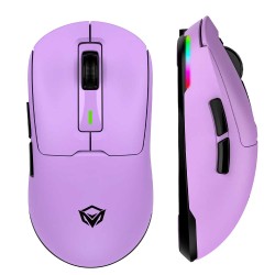 Компьютерные мыши MEETION Tri-Mode Wrls+BT RGB Gaming (Roland Purple) (Air GW24)