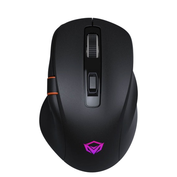 Компьютерные мыши MEETION Tri-Mode Wrls+BT Ergonomic Gaming (Black Orange) (GW32)