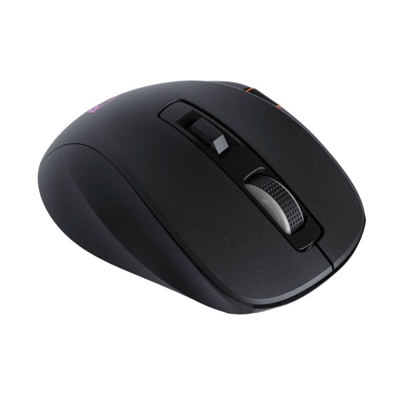 Компьютерные мыши MEETION Tri-Mode Wrls+BT Ergonomic Gaming (Black Orange) (GW32)