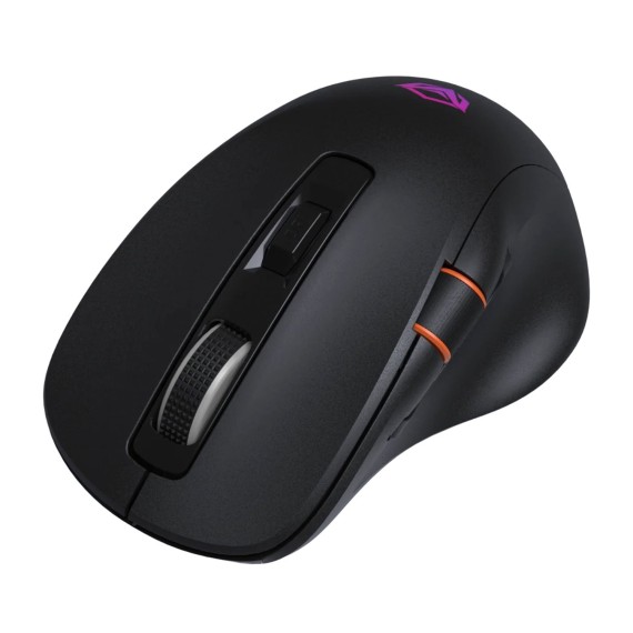 Компьютерные мыши MEETION Tri-Mode Wrls+BT Ergonomic Gaming (Black Orange) (GW32)