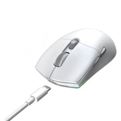Компьютерные мыши MEETION Tri-Mode Wrls+BT Gaming (White Gray) (AIR GW33)