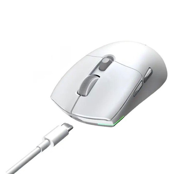 Компьютерные мыши MEETION Tri-Mode Wrls+BT Gaming (White Gray) (AIR GW33)