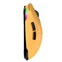 Компьютерные мыши MEETION Tri-Mode Wrls+BT RGB Gaming (Lemon Yellow) (Air GW24)