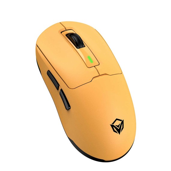 Mouse MEETION Tri-Mode Wrls+BT RGB Gaming (Lemon Yellow) (Air GW24)