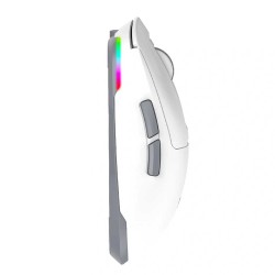 Компьютерные мыши MEETION Tri-Mode Wrls+BT RGB Gaming (Moonlight White) (Air GW24)