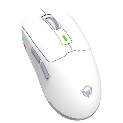 Компьютерные мыши MEETION Tri-Mode Wrls+BT RGB Gaming (Moonlight White) (Air GW24)