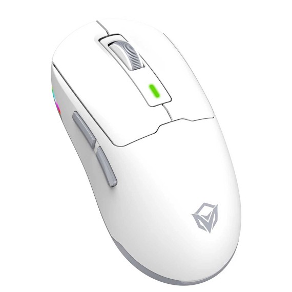 Компьютерные мыши MEETION Tri-Mode Wrls+BT RGB Gaming (Moonlight White) (Air GW24)