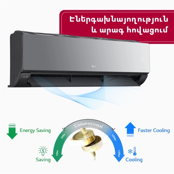 Օդորակիչ LG ARTCOOL A12CMH (T) 