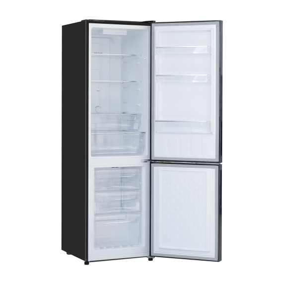 Холодильник HOFFMANN HR252NFDF-BLACK-GLASS 