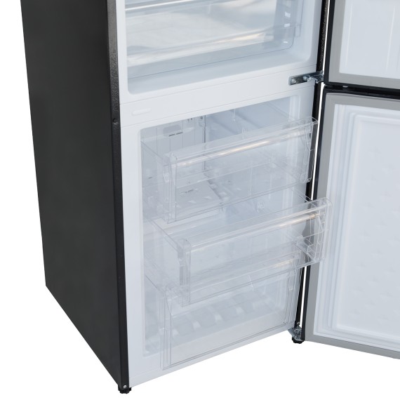 Холодильник HOFFMANN HR252NFDF-BLACK-GLASS 