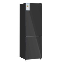 Refrigerator HOFFMANN HR252NFDF-BLACK-GLASS 
