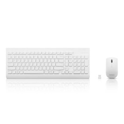 Keyboard LENOVO 510 Wireless Keyboard and Mouse Combo RU Layout (White) (GX31F38001)