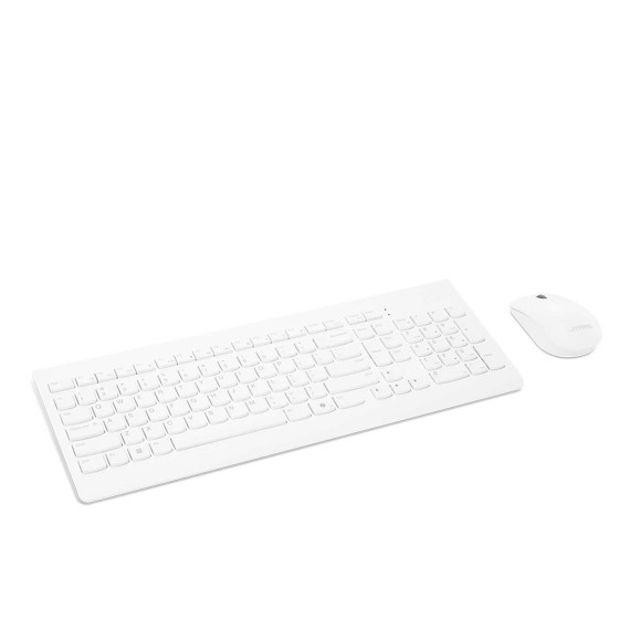 Клавиатура LENOVO 510 Wireless Keyboard and Mouse Combo RU Layout (White) (GX31F38001)