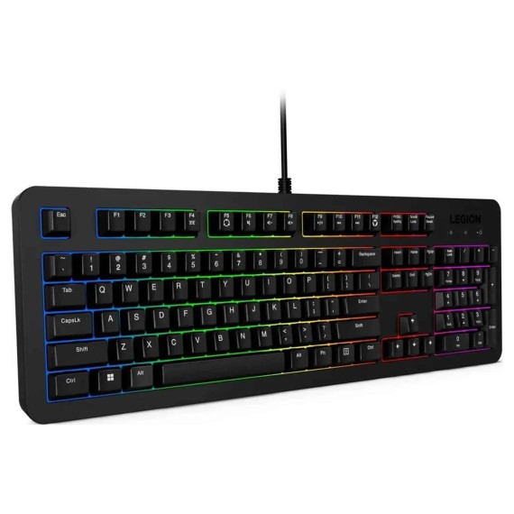 Keyboard LENOVO Legion K310 RGB Gaming RU Layout (Black) (GY41N91872)