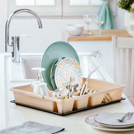 Сушилка для посуды NAVA 10-174-030 PLASTIC MISTY 45CM 