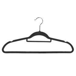 Hanger KESPER 16645 ANTI-SLIP COATING SET 25PC BLACK 