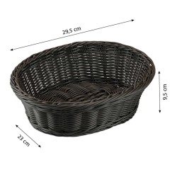 Bread basket KESPER 19826 FULL PLASTIC GREY 