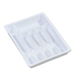 Cutlery box KESPER 30086 PLASTIC WHITE 29-50x38CM 