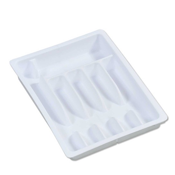 Ящик для столовых приборов KESPER 30086 PLASTIC WHITE 29-50x38CM 