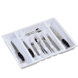 Cutlery box KESPER 30086 PLASTIC WHITE 29-50x38CM 