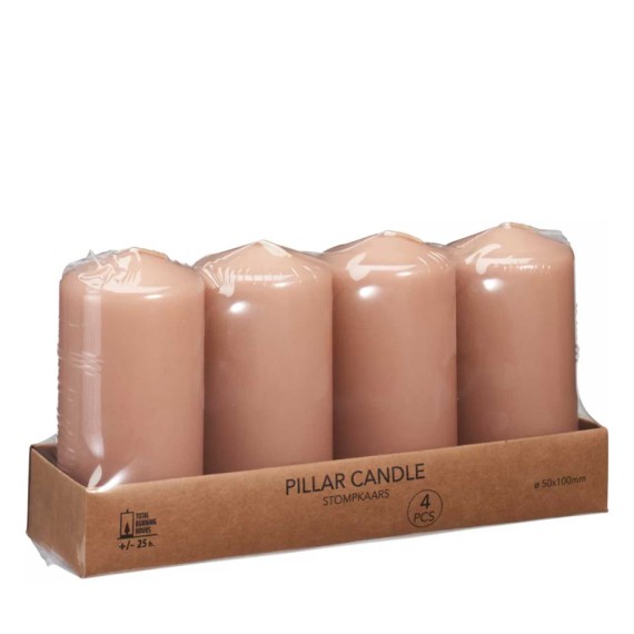 Свеча KOOPMAN CANDLES SET OF 4 IN CARAMEL (TL3100360)