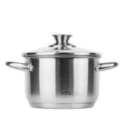 Casserols LARA LR02-266 S/STEEL AFINA 16CM 2.1L 
