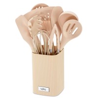 Խոհանոցային հավաքածու LARA LR07-80 COOKING TOOLS SET 12PC BEIGE 