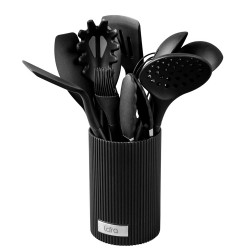 Kitchen tools set LARA LR07-81 COOKING TOOLS SET 12PC BLACK 