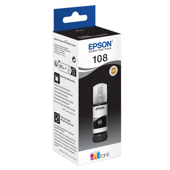 Картриджи и чернила EPSON 108 (Black) (C13T09C14A)