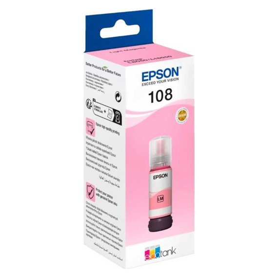 Cartrige & ink EPSON 108 (Light Magenta) (C13T09C64A)