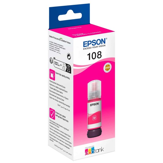 Картриджи и чернила EPSON 108 (Magenta) (C13T09C34A)
