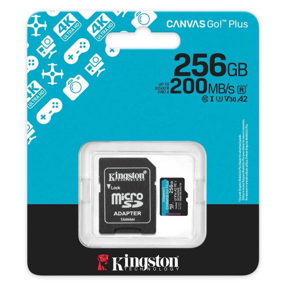 Հիշողության քարտ KINGSTON MICRO SD SDG4/256GB 