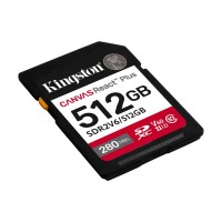 Карты памяти KINGSTON Canvas React Plus V60 SD 512GB (SDR2V6/512)