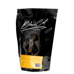 Coffee beans BLACK CAT BRAZYLIA-ETIOPA-INDIA 20/80 (500g)
