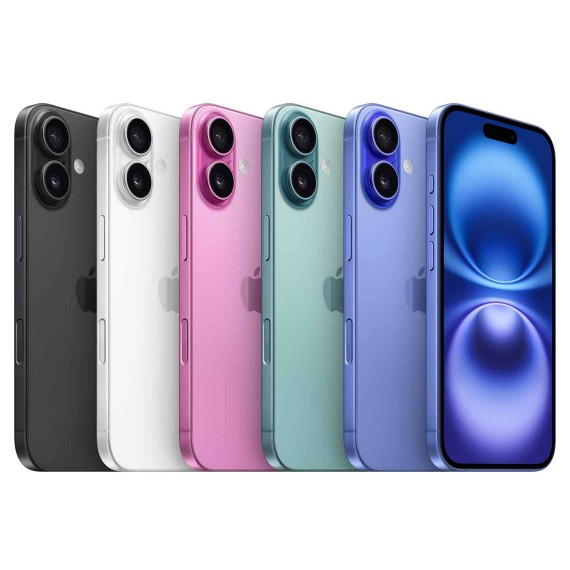 Smart phone APPLE iPhone 16 128GB (Pink) (A3287) (MYEA3HX/A)