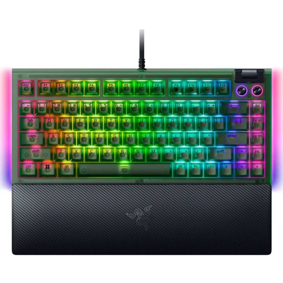 Keyboard RAZER BlackWidow V4 75% US Layout (Phantom Green Edition) (RZ03-05003300-R3M1)