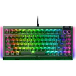 Keyboard RAZER BlackWidow V4 75% US Layout (Phantom Green Edition) (RZ03-05003300-R3M1)