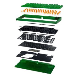 Keyboard RAZER BlackWidow V4 75% US Layout (Phantom Green Edition) (RZ03-05003300-R3M1)