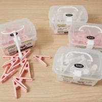 Сушилки для белья и зажимы LIMON 111035 CLOTHES PEGS W/BASKET(507919) 