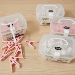 Clothes dryers and clips LIMON 111035 CLOTHES PEGS W/BASKET(507919) 