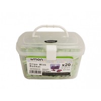 Сушилки для белья и зажимы LIMON 111035 CLOTHES PEGS W/BASKET(507919) 
