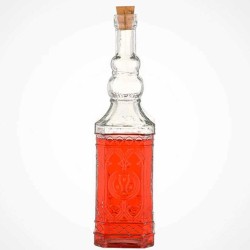 Pitcher LIMON 189000 GLASS BOTTLE W/CORK LID(904543) 