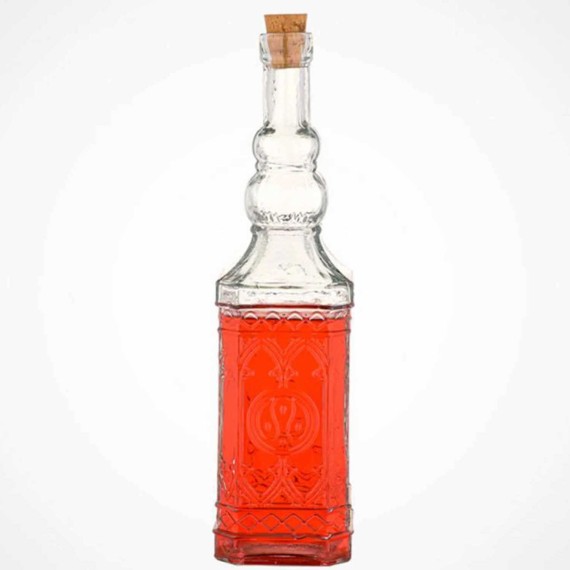 Кувшин LIMON 189000 GLASS BOTTLE W/CORK LID(904543) 