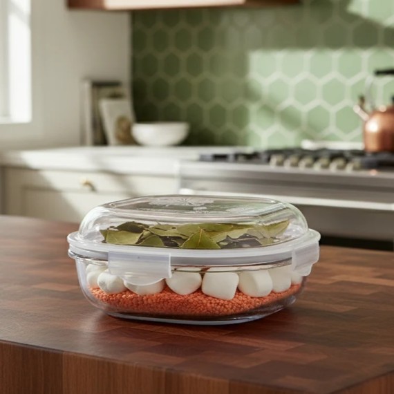 Մթերքի տարաներ LIMON 201335 GLASS W/LID 1.25ML(906066) 
