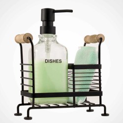 Диспенсер для жидкого мыла LIMON 212610 DISPENSER SET BLACK STAND (907629) 